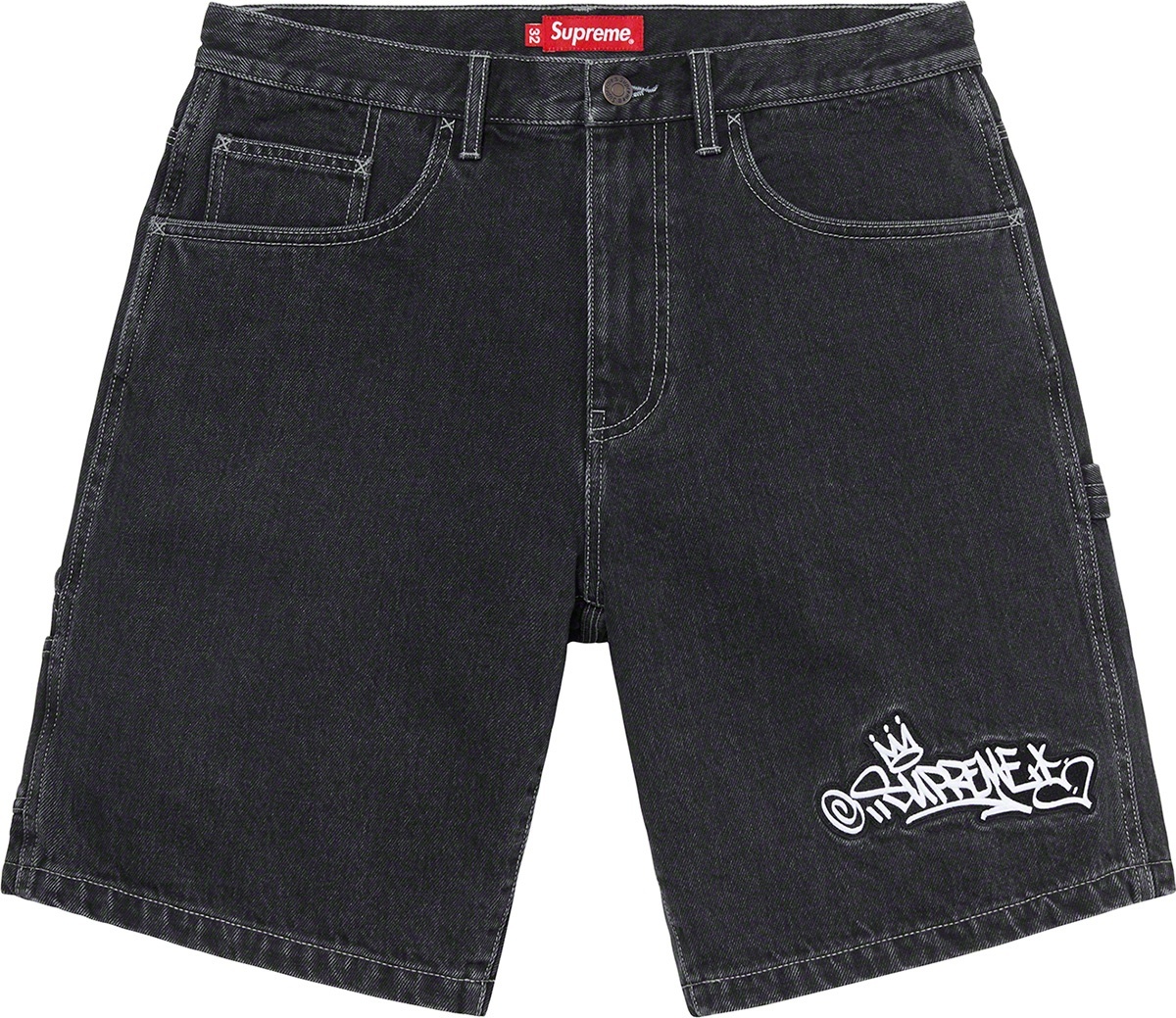 Handstyle Denim Painter Short view 4